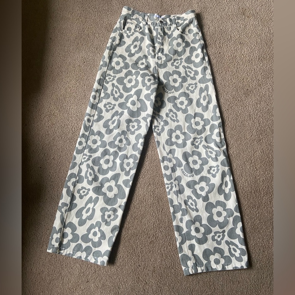 Flower pants/jeans